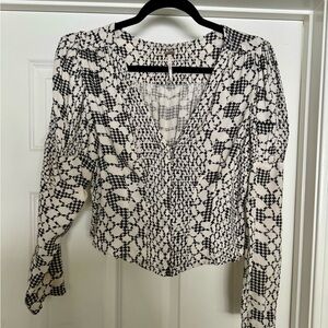 Free People blouse Medium